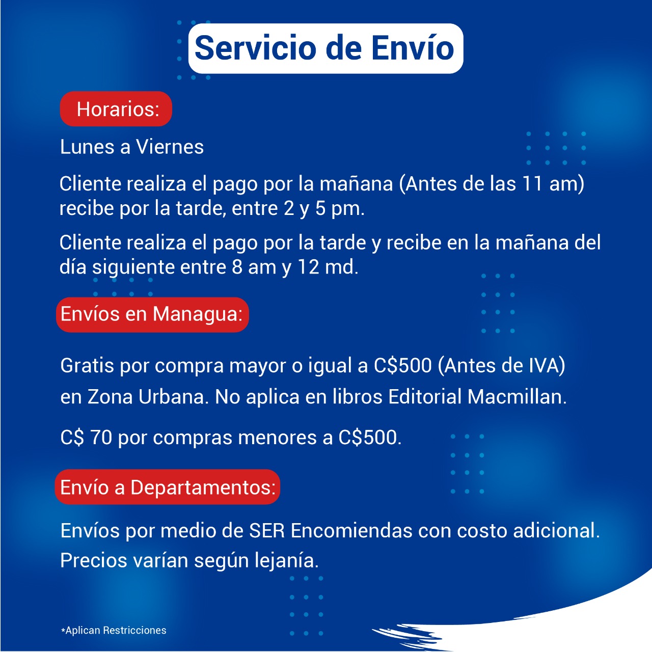 Servicio de envio